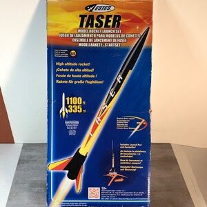 Estes Taser Model Rocket Launch Set 1100ft Science Kit Learning Educational NEW